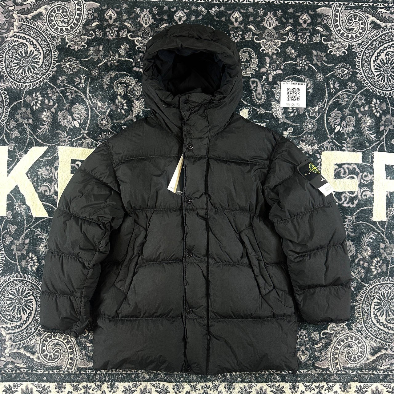 Stone island Garment Dyed Crinkle Reps Down Jacket
