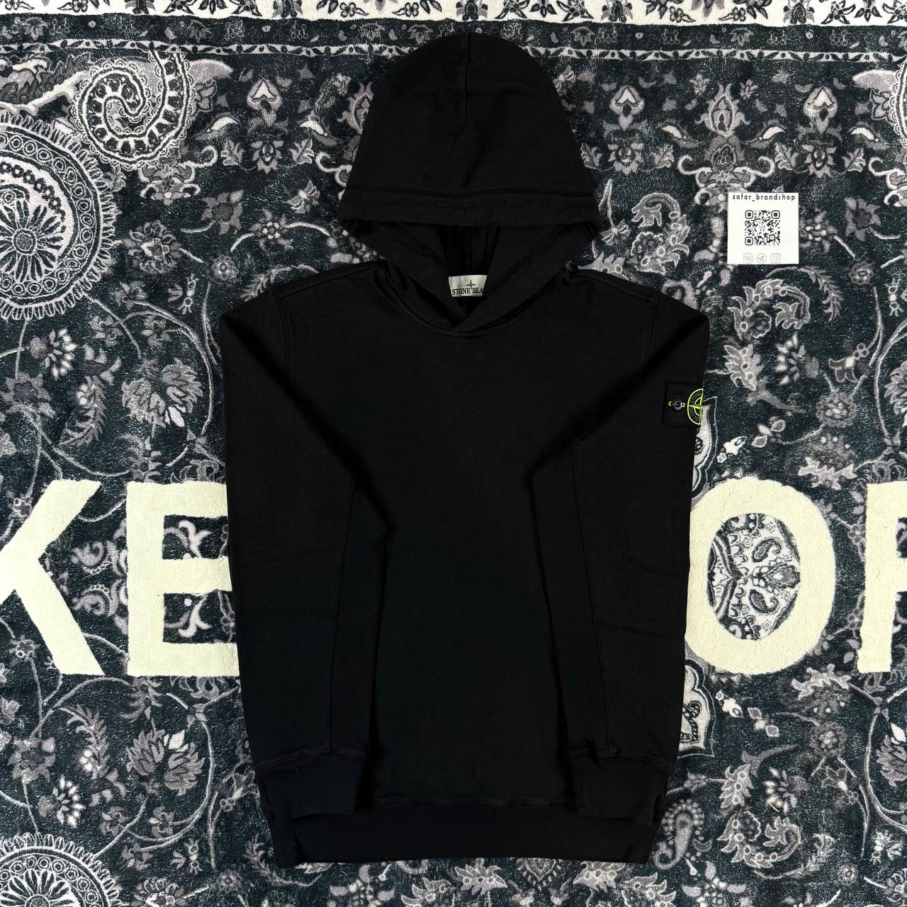 Stone island hoodie old effect