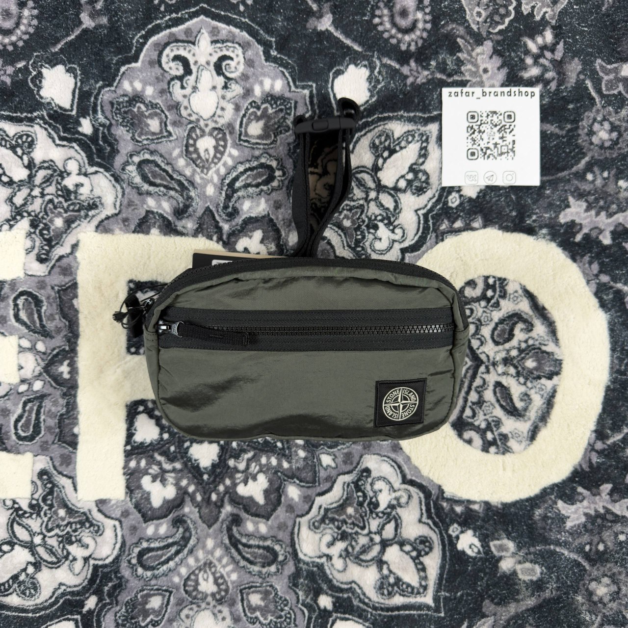 Stone island nylon metal in econyl bag