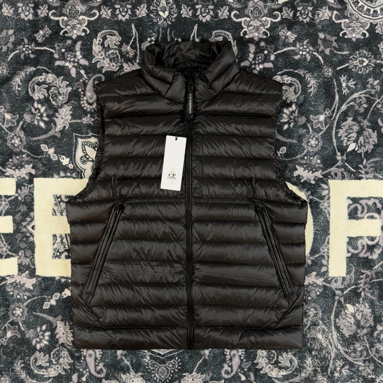 C.P Company D.D. Shell vest