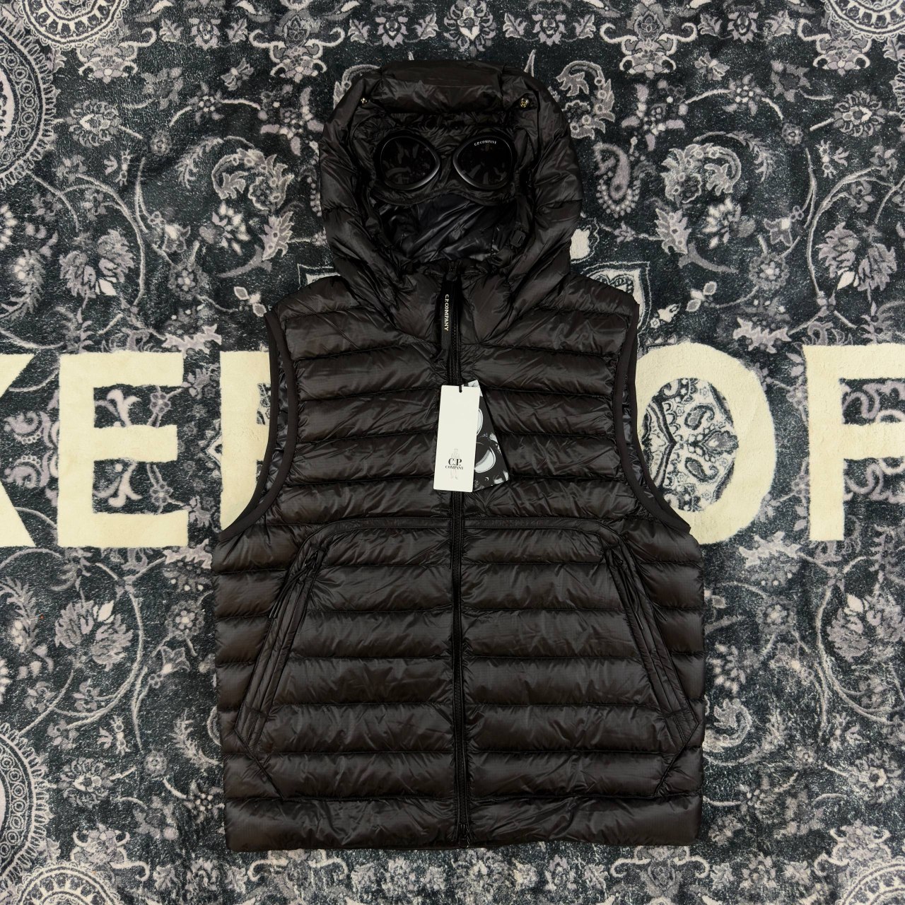 C.P Company D.D. Shell vest
