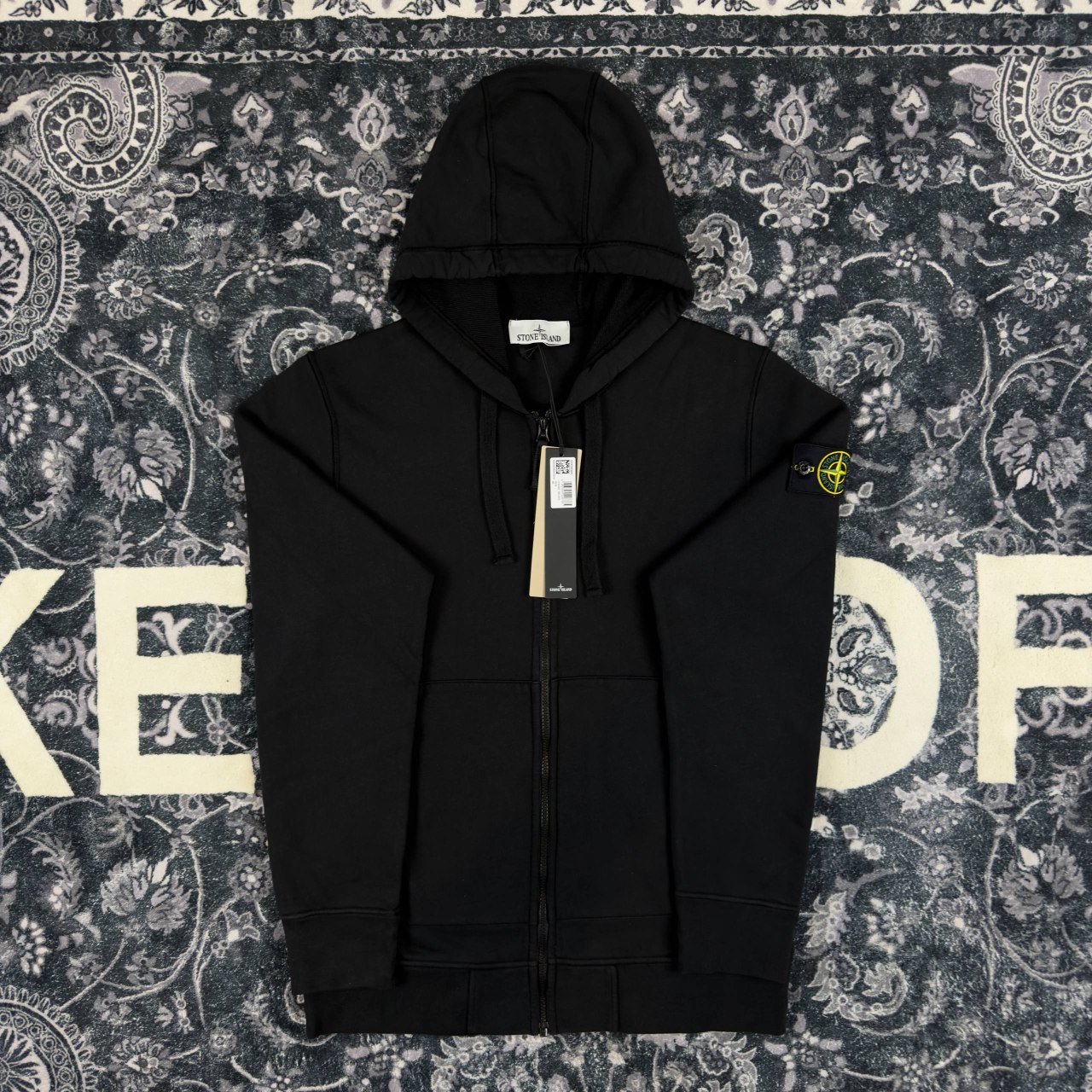 Stone island zip hoodie