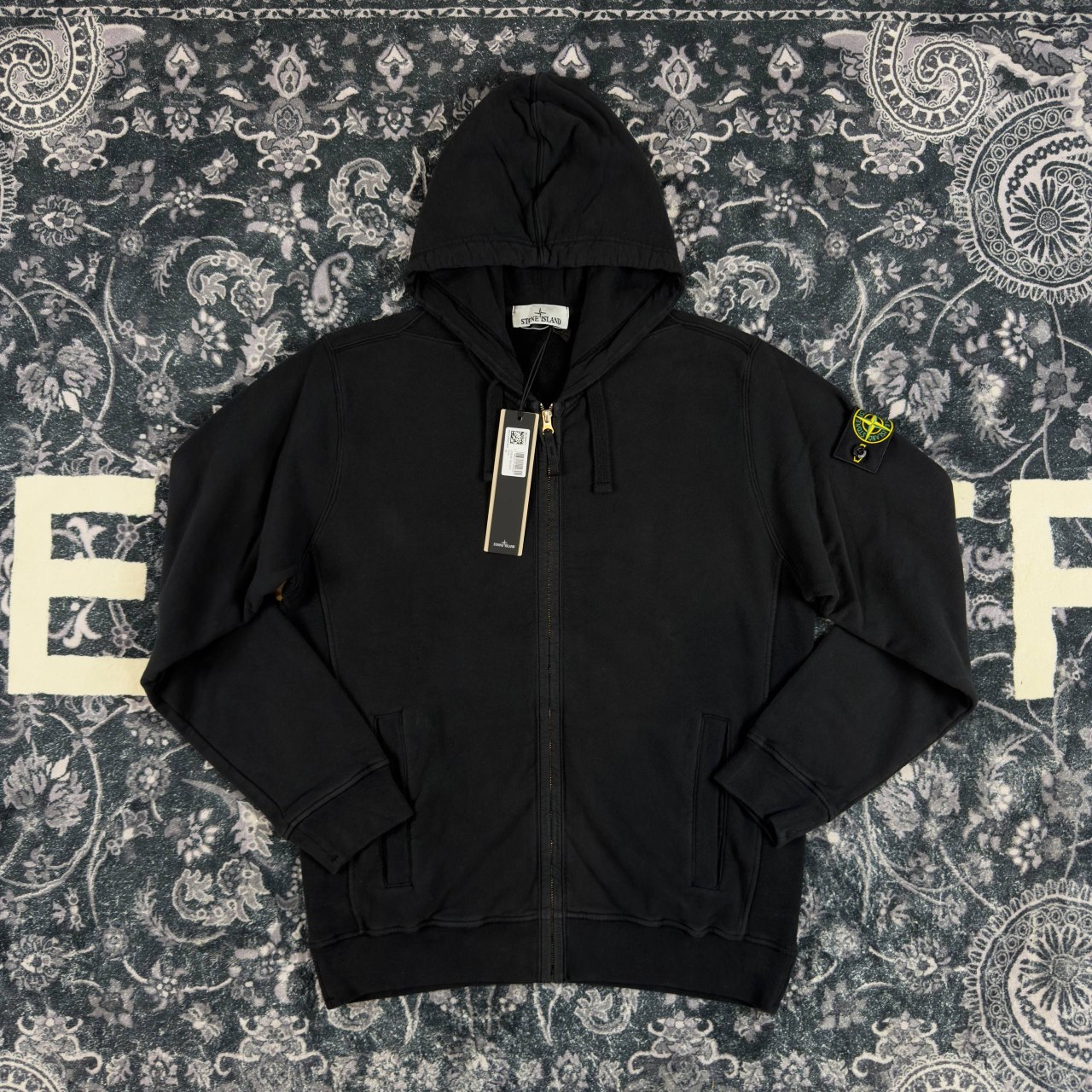 Stone island zip hoodie