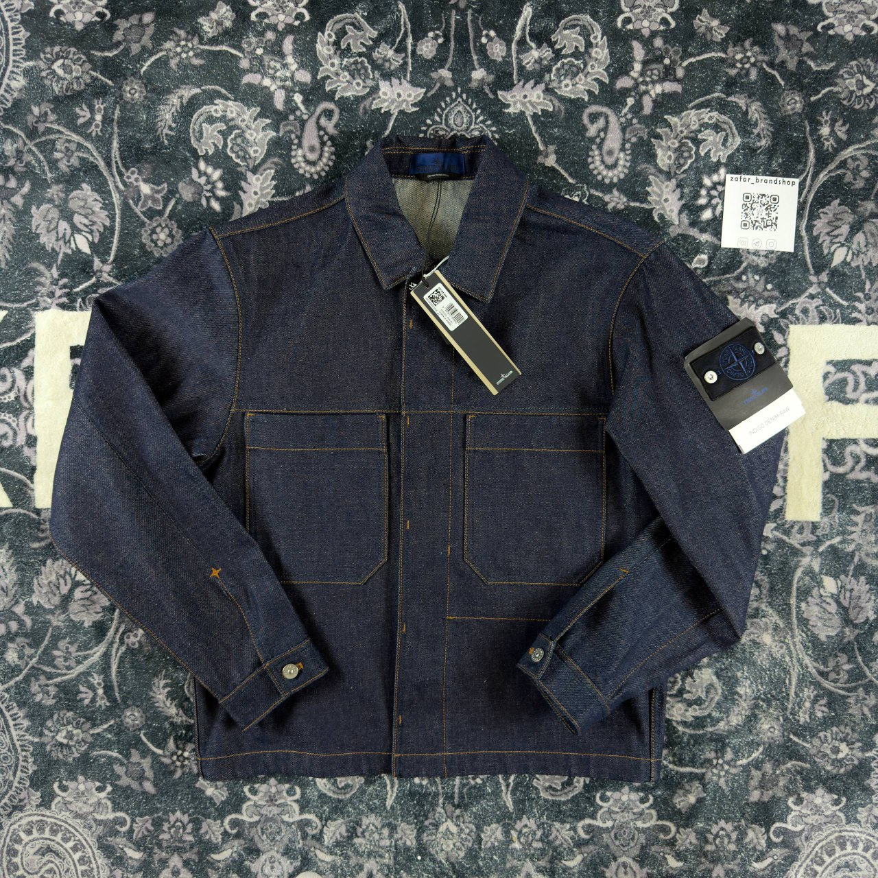 Stone island indigo denim-raw